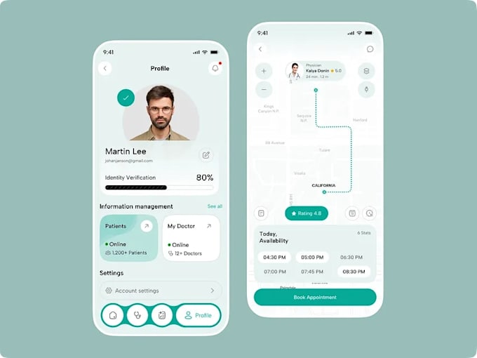 develop a hipaa compliant telemedicine app, doctor app or healthcare app