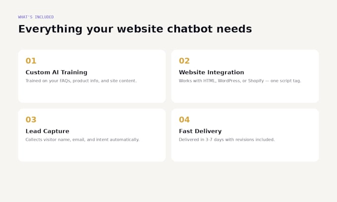 build a custom ai chatbot for websites