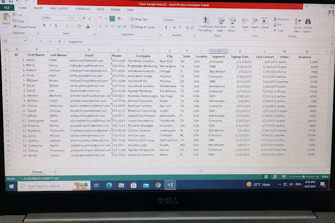 clean, format, organize, and fix your excel or CSV data professionally