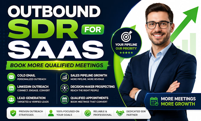 be your outbound sdr for saas lead generation and appointment setting