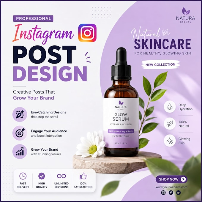 design professional social media posts using canva