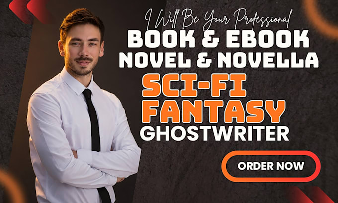 ghostwrite captivating sci fi novel, ebook or short story