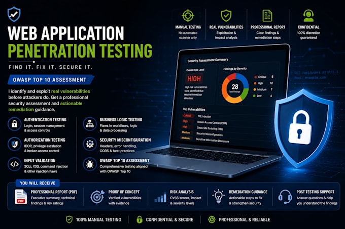 do penetration testing and vulnerability assessment in your web application