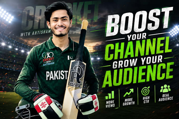 design high CTR sports youtube thumbnails