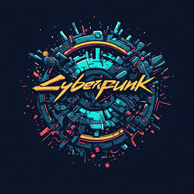 do a cool logo cyberpunk or mocha futuristic