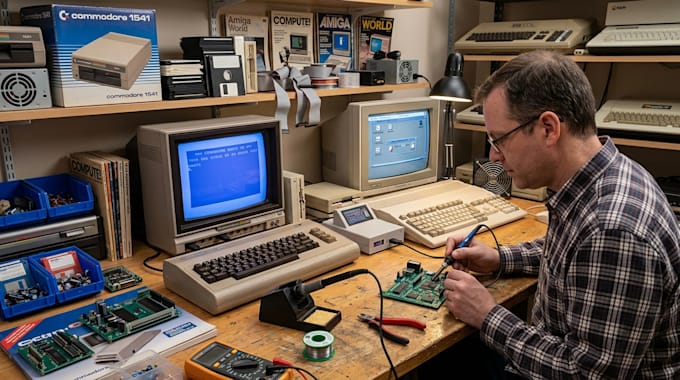 develop commodore 64, amiga and vintage computer hardware solutions