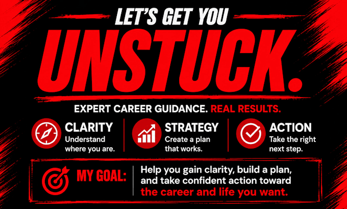 provide a professional career consultation to get you unstuck