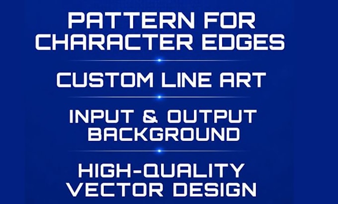 create edges pattern, fabrics, pattern character lines