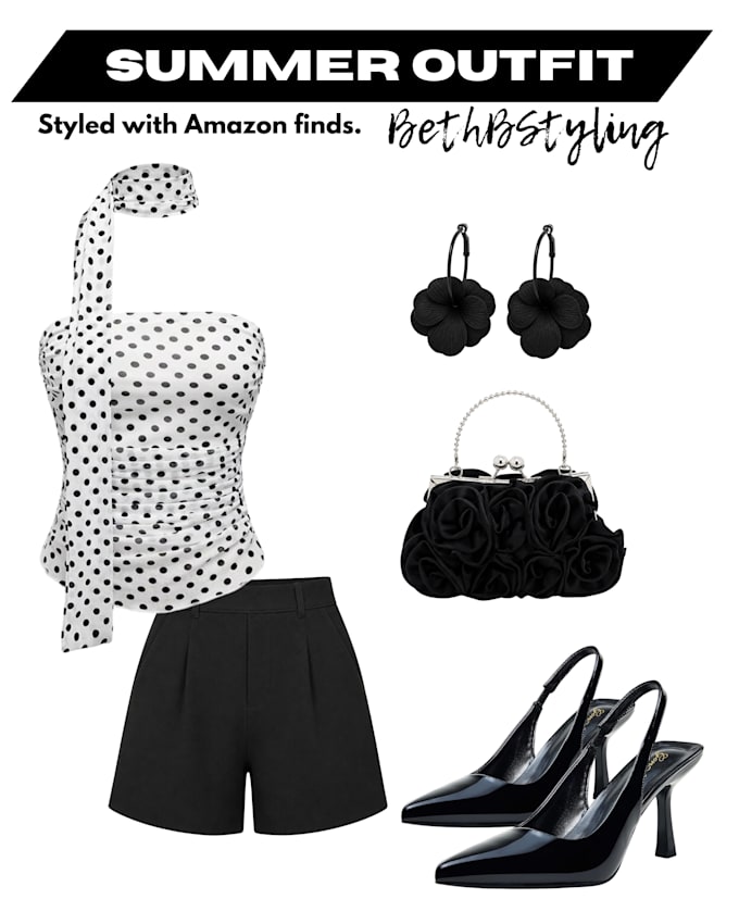 create a summer outfit lookbook with amazon fashion finds