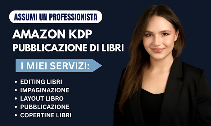 impaginazione interna libro, editing libro e pubblicazione amazon KDP