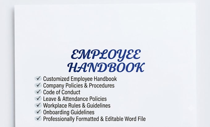 create a customized employee handbook for your business