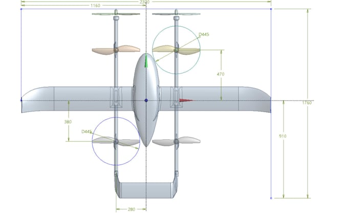 mechanical design engineer for 3d printed prototypes, drone wings, car creator