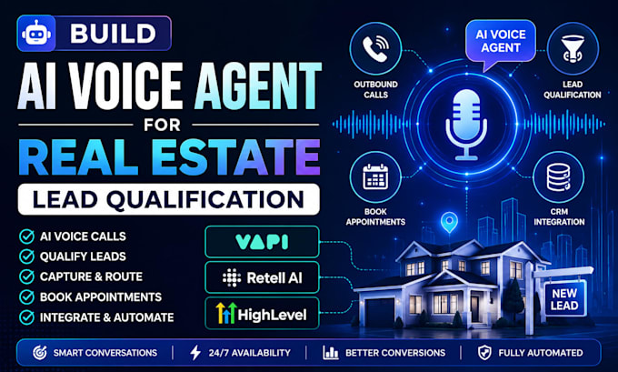 build custom ai voice agent for real estate ai lead qualification CRM workflow