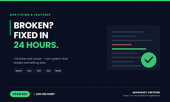 fix, debug and clean up your ai generated code