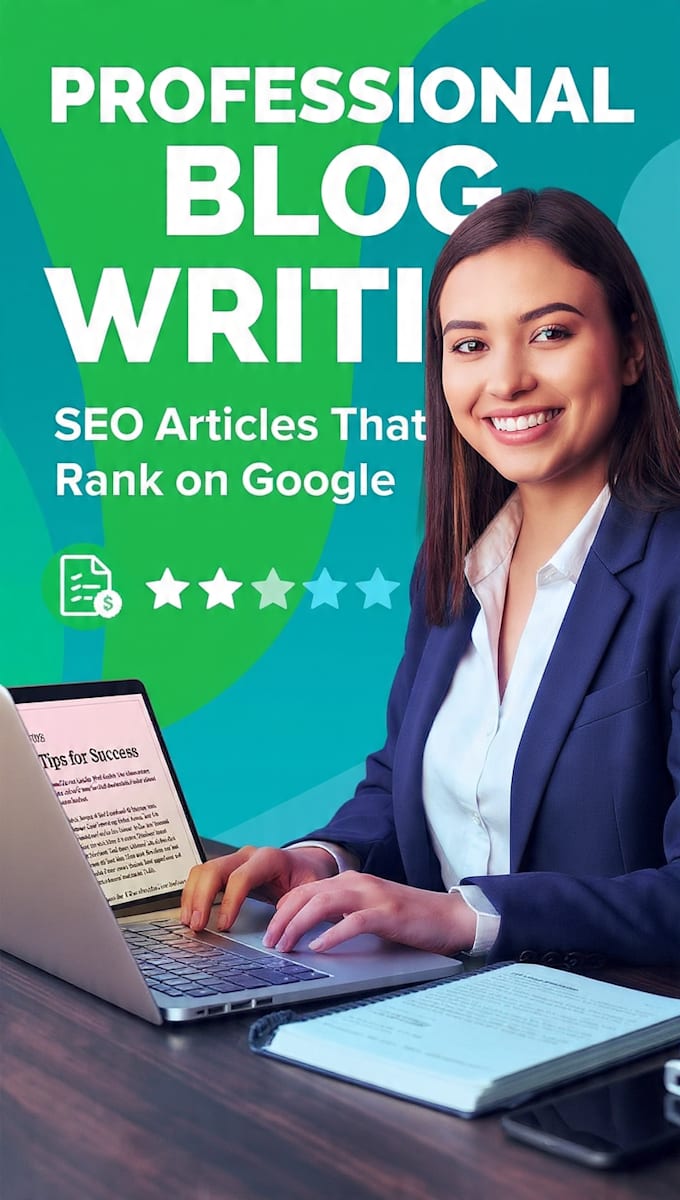 write SEO blog article, website content and wordpress post