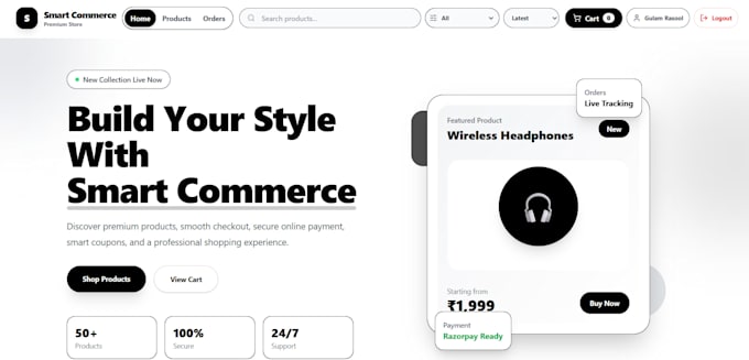 build a full stack web app using react node js and mongodb