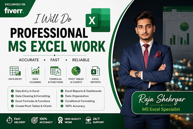 do professional data entry and microsoft office work