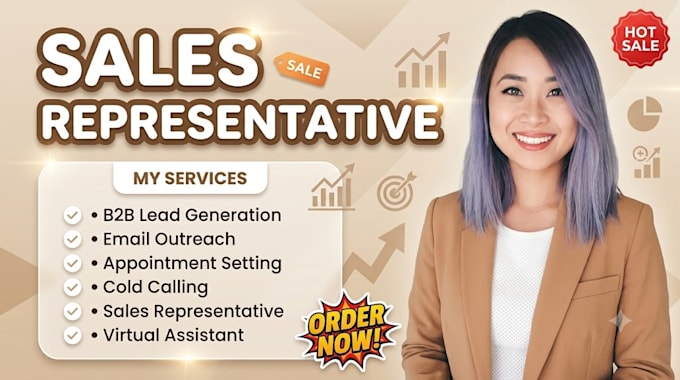 be sales closer sales rep salesperson b2b sales virtual assistant