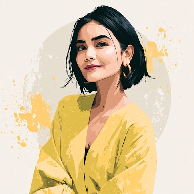 draw high quality vector portraits