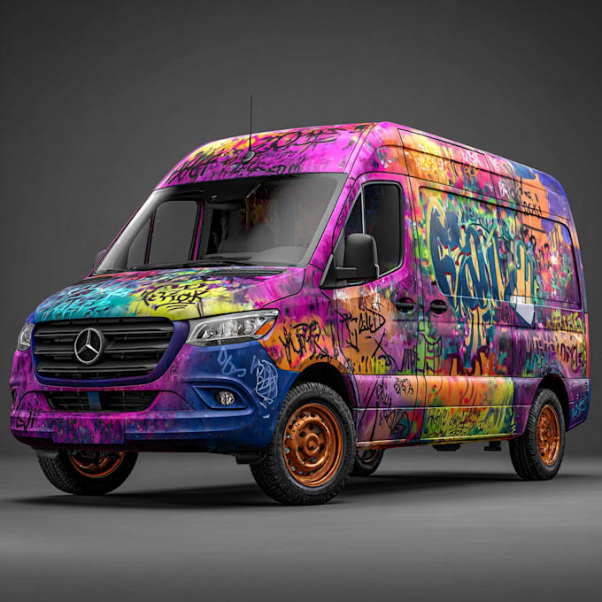 professional van wrap, vehicle wrap, car wrap design