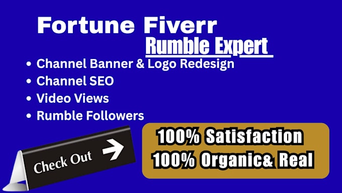 do organic rumble video promotion rumble channel promotion