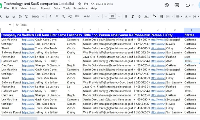 lead generation specialist, company research, data entry