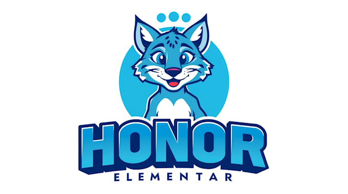 do awesome cat elementary logo with unlimited revisions