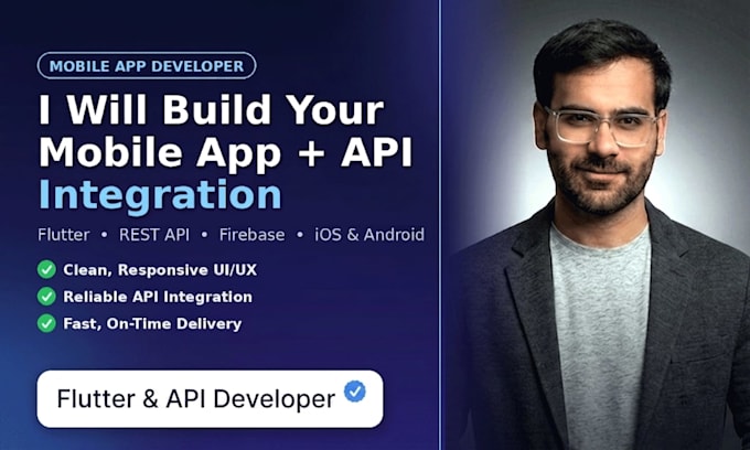 develop mobile app with API integration for android and ios