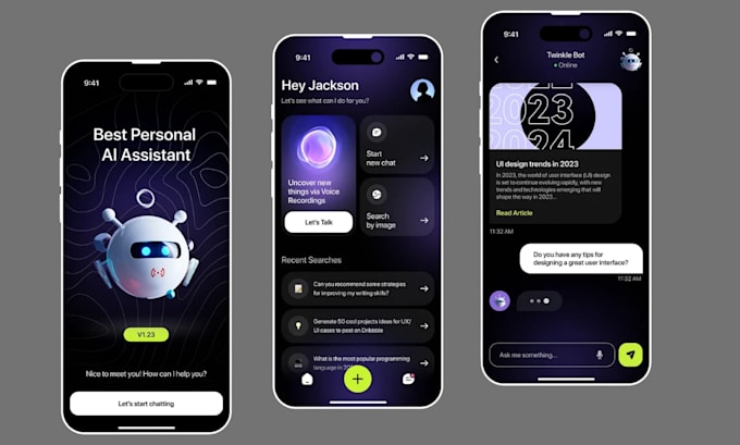 integrate ai chatbot and automation for android and ios