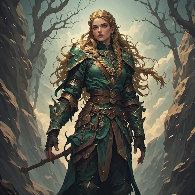 paint realistic or fantasy character art