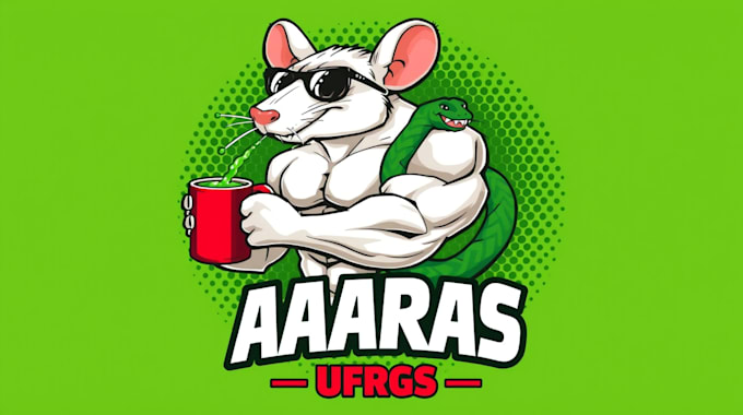 design amazing rat logo with free source file