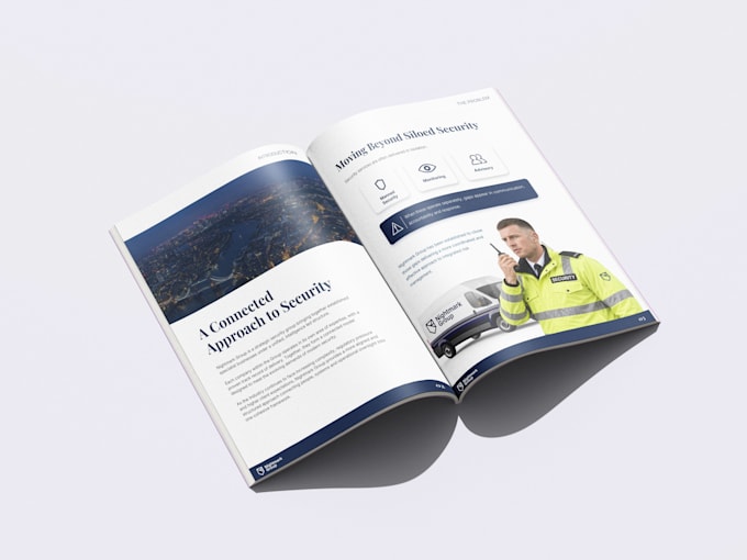 design professional brochures, one pagers and booklets