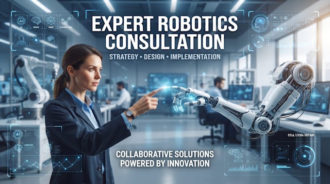 provide expert robotics consultation or related service