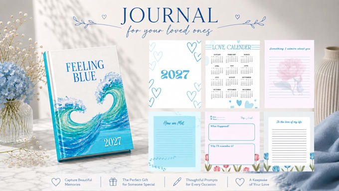 design customized journal, workbook, planners for you