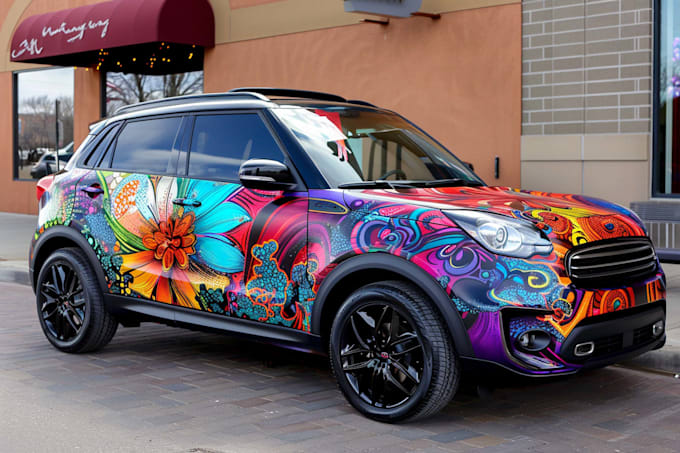 create van wrap design, car wrap design, truck wrap design