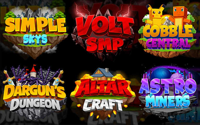 create minecraft server logo and server icon