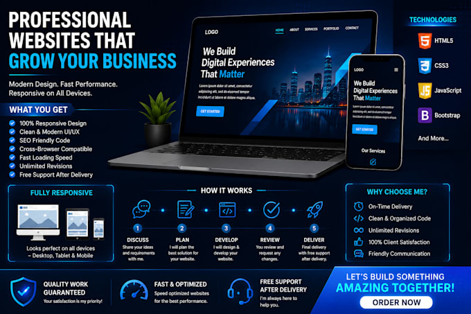 build a responsive website