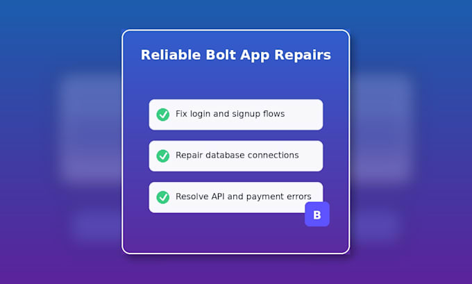 fix bolt new bugs, supabase auth and stripe