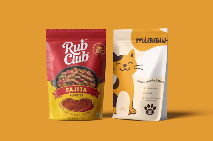 design product packaging, pouch design, maylar bag