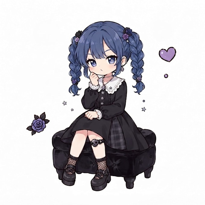 draw cute chibi anime art
