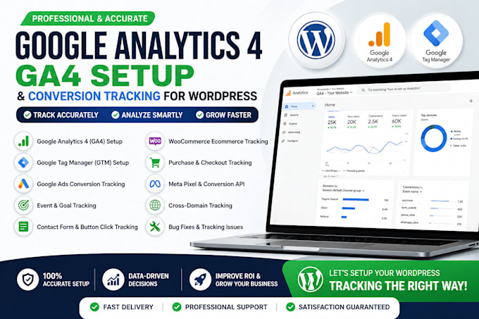 google analytics 4 ga4 and GTM conversion tracking