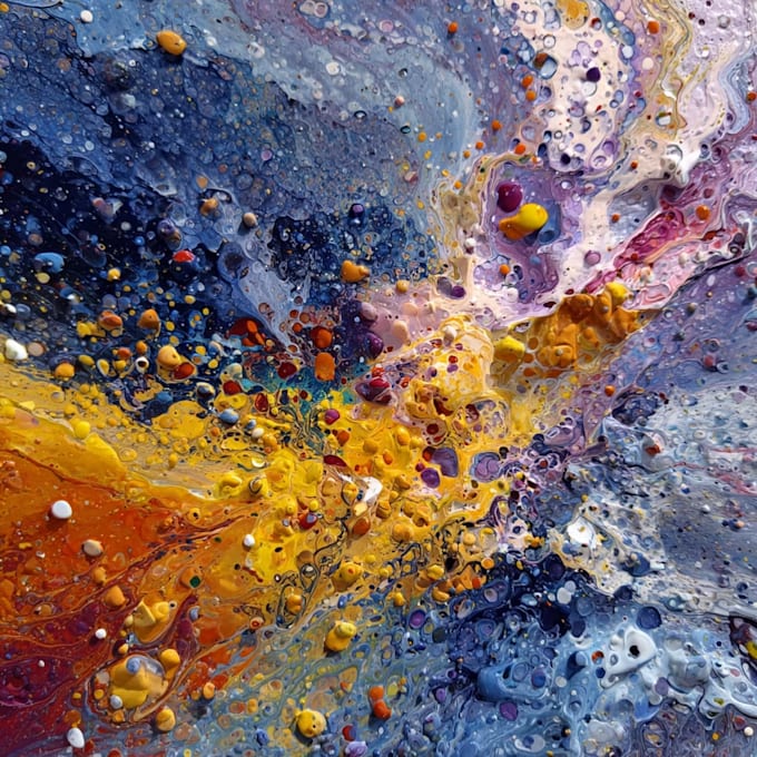 create unique abstract art illustrations