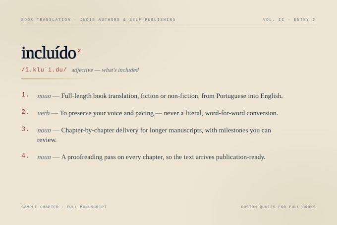 book translation for indie authors