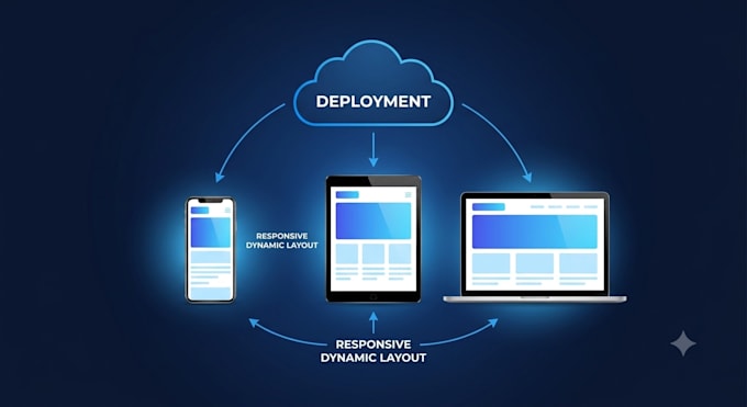 build a responsive full stack web application