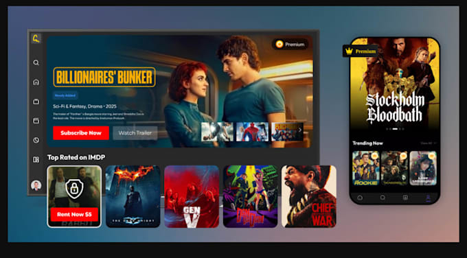 build high performance streaming, ott and vod smart TV apps