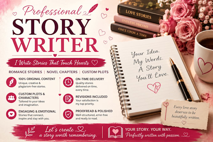 write a heartfelt romance stories or novel chapter