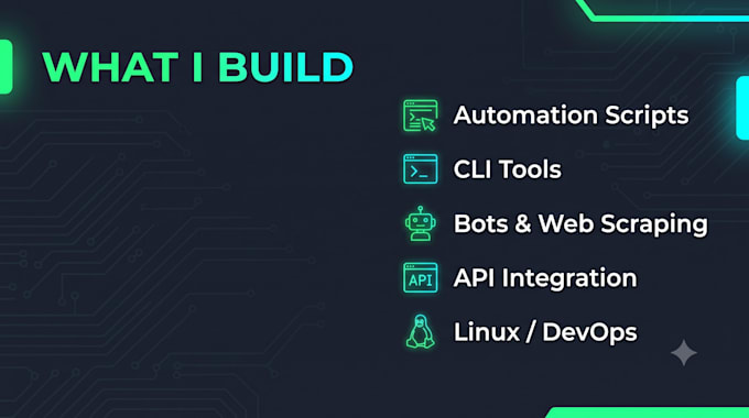 build a python bot, automation script or web scraper