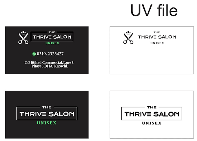 design a professional business visiting card