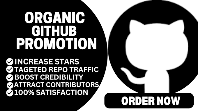 do github promotion to gain stars fork repo traffic gitgub marketing github