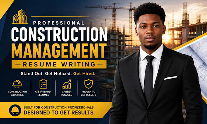 write an ats friendly construction resume